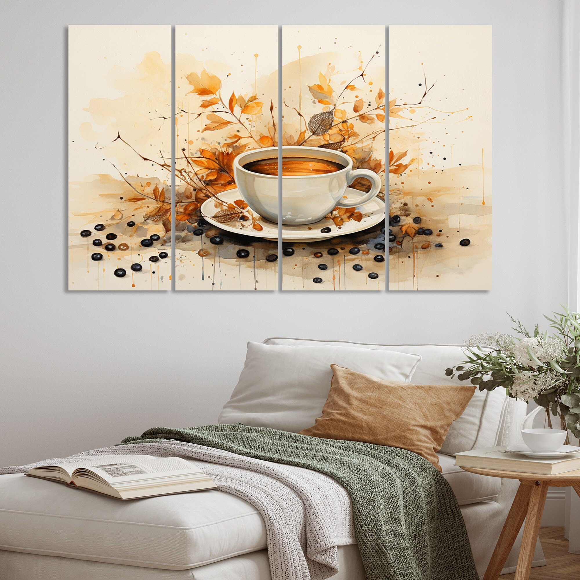 Coffee Canvas Wall Art Frame | Stylish Café & Kitchen Décor
